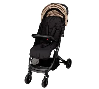 Silla de paseo color beige y negro