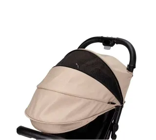 Silla de paseo color beige y negro