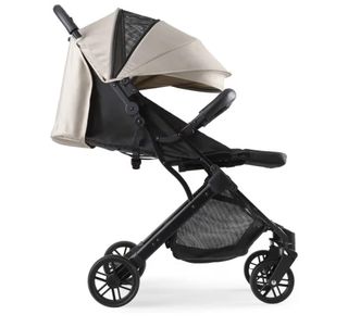 Silla de paseo color beige y negro