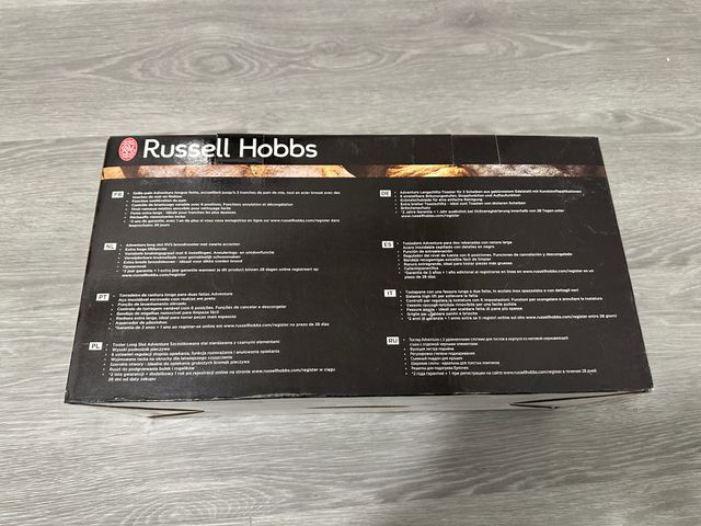 Tostadora Russell Hobbs Adventure 2 Rebanadas