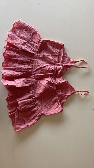 Top Rosa Bordado ONLY Talla S