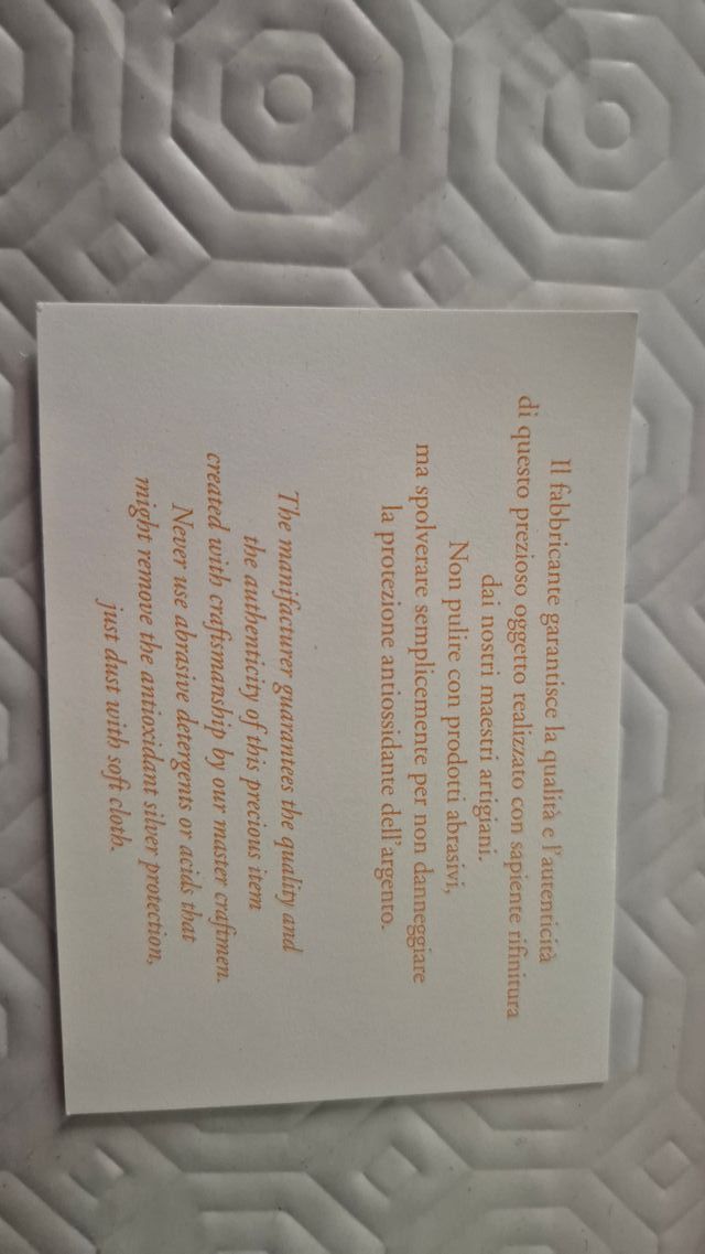 Set posate acciaio bambina con certificato