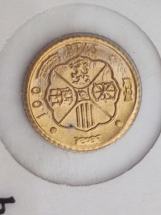 Moneda Conmemorativa Franco 100 Pesetas