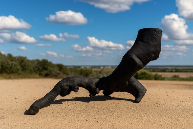 Ramo Ulivo Yakisugi Terrario 