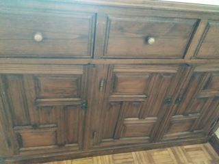 Mueble separador de madera