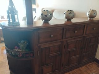 Mueble separador de madera