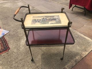 Carrello portavivande vintage  H. 78 p. 42 l. 65