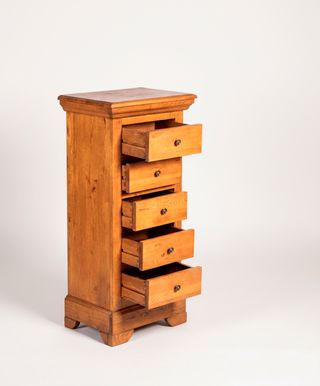 Mueble cajonera de roble