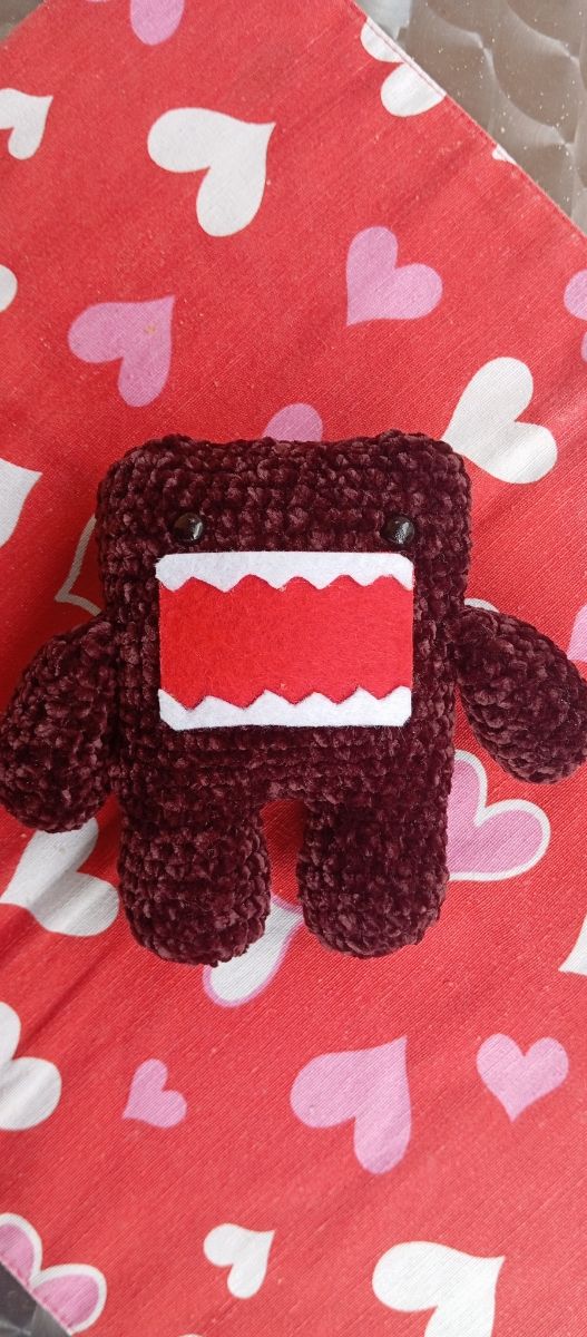 Domo-kun Amigurumi Fatto a Mano
