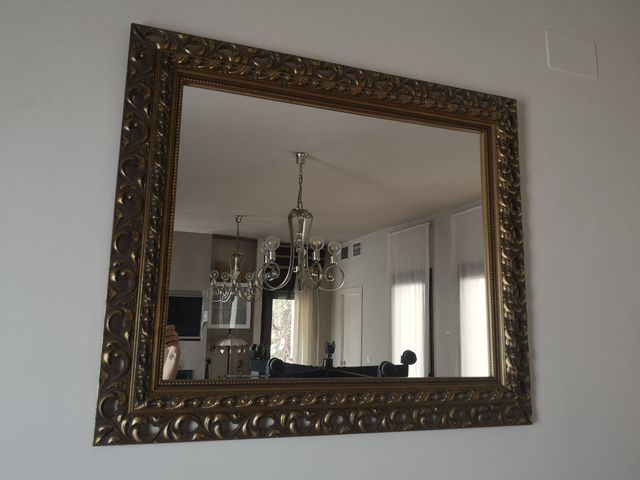 Espejo Vintage Marco Dorado