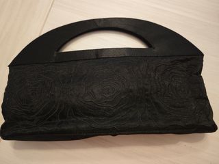 Bolsos de fiesta negro con pedrería
