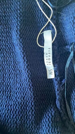 Chaqueta Tiffosi Azul Talla S/M con Capucha