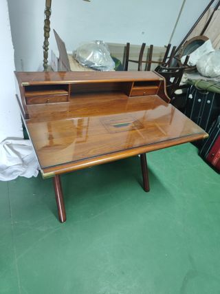 Mesa de estudio/dibujo madera y cristal