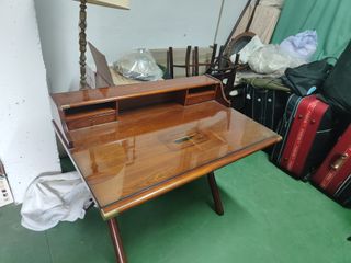 Mesa de estudio/dibujo madera y cristal