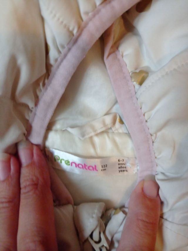 Piumino leggero  bimba Prenatal 6 anni