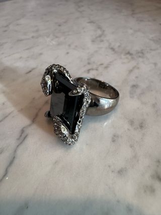 Anillo Swarovski Negro