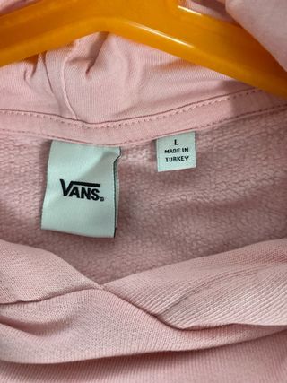 Sudadera Vans niña rosa talla L infantil 