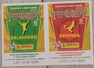 2 Cromos Adrenalyn XL 2018-19