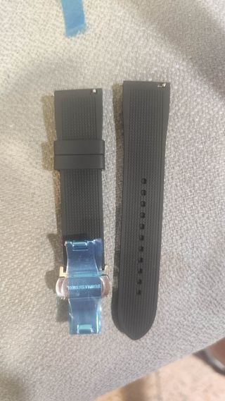 Correas Caucho Longines 21mm Negro