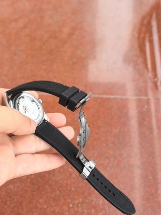 Correas Caucho Longines 21mm Negro