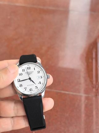 Correas Caucho Longines 21mm Negro