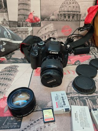 Cámara Canon EOS 600D Negra