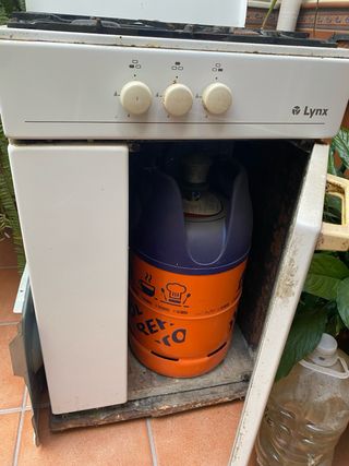 Cocina de gas butano Lynx 3 fuegos