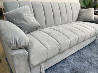 Sofá Cama con Puff Yadhi – 210 x 85 cm – NUEVO