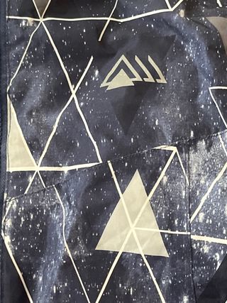 Chaqueta de esquí estampada 