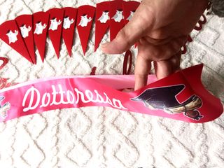 Accessori laurea Dottoressa e Congratulazioni