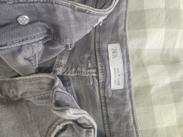 Pantaloni cargo grigi Zara per ragazze taglia 7