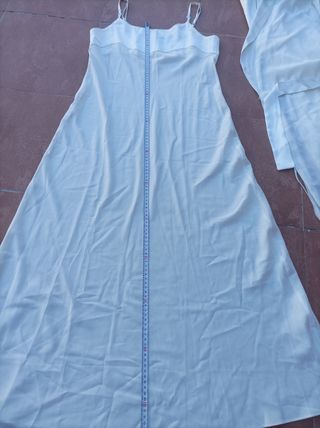 Camisón y batin  lencero mujer blanco