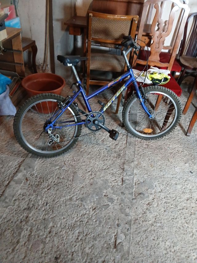 Bicicleta infantil azul
