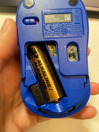 Ratón Inalámbrico Clic Silencioso Logitech Azul