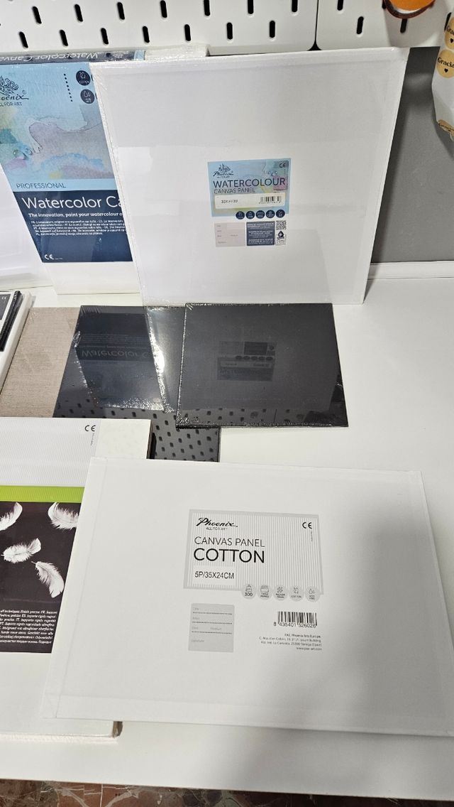 Lote Lienzos y Soportes para Pintar