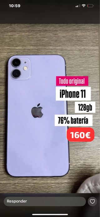 iPhone 11 128GB Morado