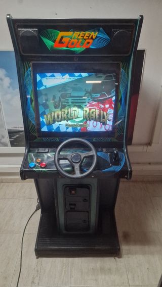 arcade green gold de coches volante