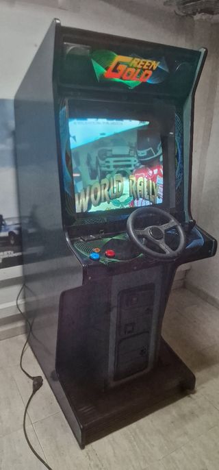 arcade green gold de coches volante