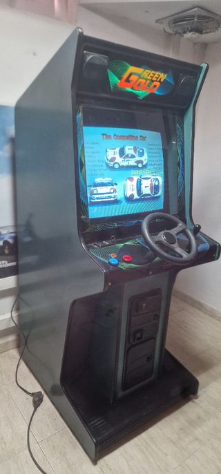 arcade green gold de coches volante