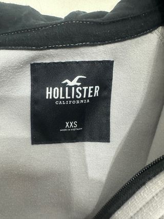 Sudadera Hollister Gris Talla XXS