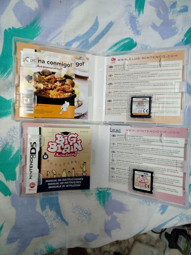 Lote Nintendo DS: Cocina y Big Brain Academy