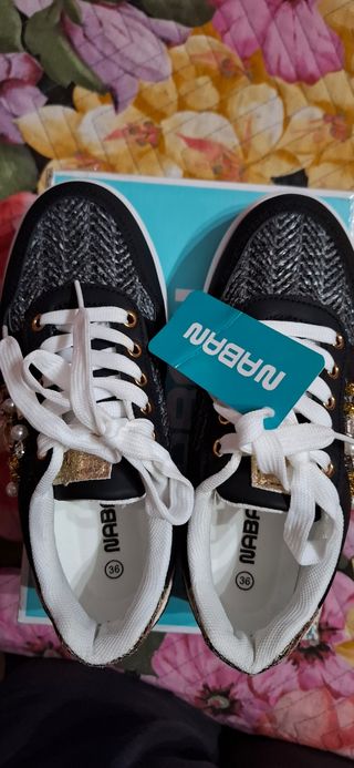 Scarpe Naban Platform Nere Taglia 36