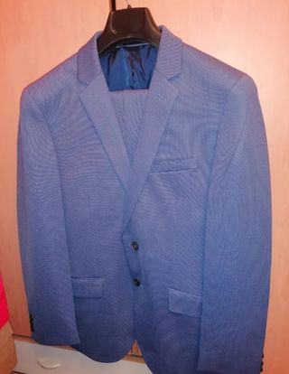 Traje juvenil azul