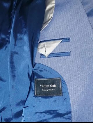 Traje juvenil azul