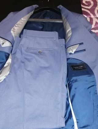 Traje juvenil azul