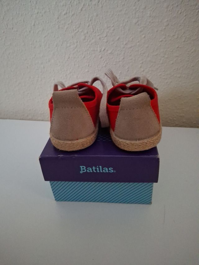 Alpargatas niño rojas
