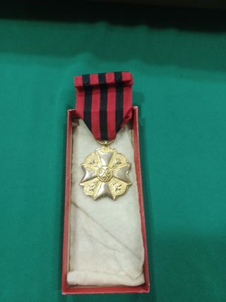 Medalla Belga con cinta