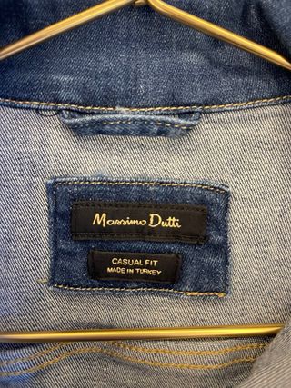 Cazadora vaquera Massimo Dutti azul