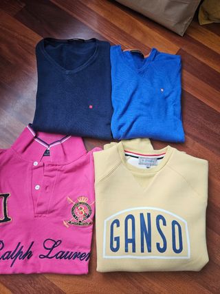 Lote Ropa: Polo Ralph Lauren, Jersey purificación 