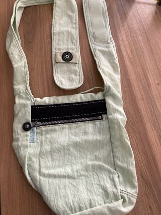 Borsello Kipling unisex verde chiaro acquamarina 